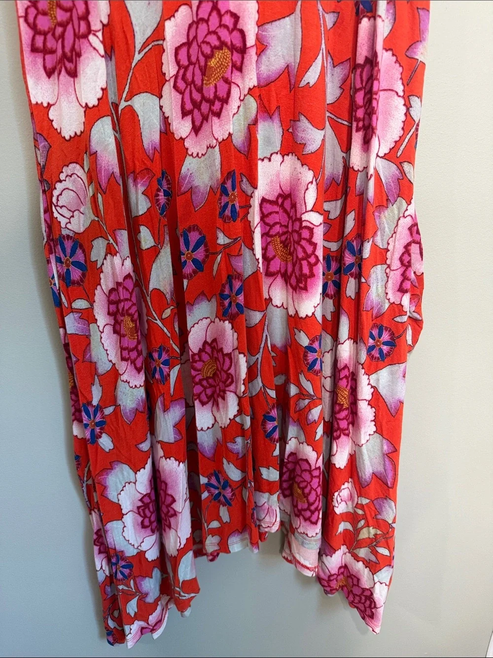 Maeve by Anthropologie Cleary Floral Sleeveless Asymmetrical Dress Large